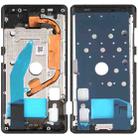 Front Housing LCD Frame Bezel Plate for Nokia 8 Sirocco (Black) - 1