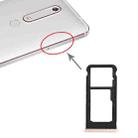 SIM Card Tray + SIM Card Tray / Micro SD Card Tray for Nokia 6.1 / 6 (2018) / TA-1043 TA-1045 TA-1050 TA-1054 TA-1068 (Gold) - 1