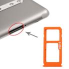 SIM Card Tray + SIM Card Tray / Micro SD Card Tray for Nokia 8 / N8 TA-1012 TA-1004 TA-1052 (Orange) - 1