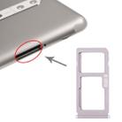 SIM Card Tray + SIM Card Tray / Micro SD Card Tray for Nokia 8 / N8 TA-1012 TA-1004 TA-1052 (Silver) - 1