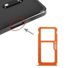 SIM Card Tray + SIM Card Tray / Micro SD Card Tray for Nokia 7 Plus TA-1062 (Orange) - 1