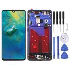 Original OLED LCD Screen for Huawei Mate 20 Digitizer Full Assembly with Frame(Blue) - 1