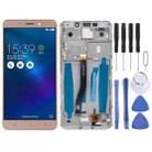 OEM LCD Screen for Asus ZenFone 3 Laser ZC551KL Z01BD Digitizer Full Assembly with Frame（Gold) - 1