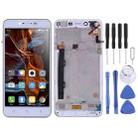 OEM LCD Screen for Lenovo Vibe K5 Plus A6020A46 A6020l36 A6020l37 Digitizer Full Assembly with Frame (White) - 1