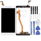 OEM LCD Screen for Lenovo K6 Note with Digitizer Full Assembly (White) - 1