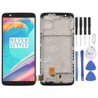 For OnePlus 5T A5010 TFT Material LCD Screen and Digitizer Full Assembly with Frame (Black) - 1
