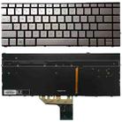 US Version Keyboard with Keyboard Backlight for HP Spectre x360 13-w series 13-w013dx 13-w014dx 13-w023dx 13-w063nr 13-W010CA 13-W020CA (Silver) - 1