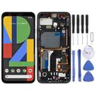 Original LCD Screen for Google Pixel 4 Digitizer Full Assembly with Frame (Black) - 1