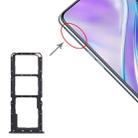 For OPPO Realme X2 SIM Card Tray + SIM Card Tray + Micro SD Card Tray (Purple) - 1