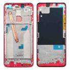 Front Housing LCD Frame Bezel Plate for Xiaomi Redmi K30 5G (Red) - 1