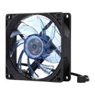 9 inch 3-pin Computer Cooling Fan with Light , Random Color Delivery.(Blue) - 1