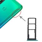 SIM Card Tray + SIM Card Tray + Micro SD Card Tray for Huawei P40 Lite E / Enjoy 10(Green) - 1