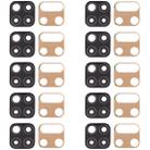 For Huawei P40 Lite  10pcs Original Back Camera Lens (Black) - 1