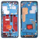 Original Middle Frame Bezel Plate with Side Keys for Huawei P40 Pro(Blue) - 1