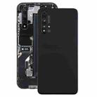 Original Battery Back Cover with Camera Lens Cover for Huawei Nova 5T(Black) - 1