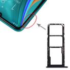 SIM Card Tray + SIM Card Tray + Micro SD Card Tray for Huawei Enjoy 10e / Honor Play 9A (Black) - 1