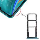 SIM Card Tray + SIM Card Tray + Micro SD Card Tray for Huawei Enjoy 10e / Honor Play 9A (Green) - 1