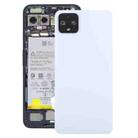 Battery Back Cover with Camera Lens Cover for Google Pixel 4(White) - 1