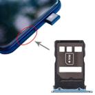 SIM Card Tray + NM Card Tray for Huawei Mate 30 (Blue) - 1