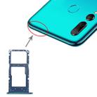 SIM Card Tray + SIM Card Tray / Micro SD Card Tray for Huawei Enjoy 9s (Blue) - 1