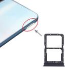 SIM Card Tray + NM Card Tray for Huawei Honor 20 Lite (Black) - 1