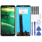 TFT LCD Screen for Nokia C1 with Digitizer Full Assembly (Black) - 1
