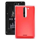 Dual SIM Battery Back Cover for Nokia Asha 502 (Red) - 1