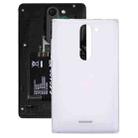 Dual SIM Battery Back Cover for Nokia Asha 502 (White) - 1