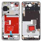 Original Middle Frame Bezel Plate with Side Keys for Huawei P40(Silver) - 1