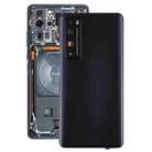 Original Battery Back Cover with Camera Lens Cover for Huawei Nova 7 Pro 5G(Black) - 1