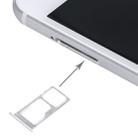 For Meizu Pro 5 SIM + SIM / Micro SD Card Tray  (Silver) - 1