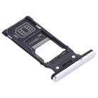 SIM Card Tray + SIM Card Tray + Micro SD Card Tray for Sony Xperia XZ2(Silver) - 3