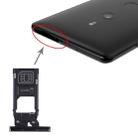 SIM Card Tray + Micro SD Card Tray for Sony Xperia XZ3(Black) - 1