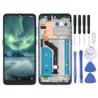 TFT LCD Screen for Nokia 7.2 TA-1196 Digitizer Full Assembly with Frame (Green) - 1