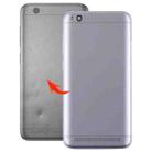 Back Cover with Camera Lens & Side Keys for Xiaomi Redmi 5(Grey) - 1