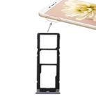 2 SIM Card Tray + Micro SD Card Tray for Xiaomi Redmi Note 5A(Grey) - 1