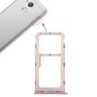 SIM Card Tray + SIM Card Tray / Micro SD Card Tray for Huawei Honor 6A (Pink) - 1