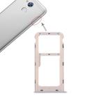 SIM Card Tray + SIM Card Tray / Micro SD Card Tray for Huawei Honor 6A (Silver) - 1