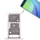 2 SIM Card Tray / Micro SD Card Tray for Huawei Enjoy 6 / AL00(White) - 1