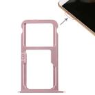 SIM Card Tray + SIM Card Tray / Micro SD Card for Huawei G9 Plus (Pink) - 1