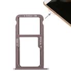 SIM Card Tray + SIM Card Tray / Micro SD Card for Huawei G9 Plus (Mocha Gold) - 1