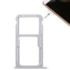 SIM Card Tray + SIM Card Tray / Micro SD Card for Huawei G9 Plus (Silver) - 1