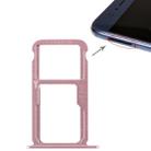 SIM Card Tray + SIM Card Tray / Micro SD Card for Huawei Honor 8 (Pink) - 1