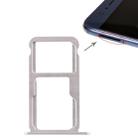 SIM Card Tray + SIM Card Tray / Micro SD Card for Huawei Honor 8 (Silver) - 1