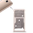 SIM Card Tray + SIM Card Tray / Micro SD Card Tray for Huawei Honor 5c (Gold) - 1