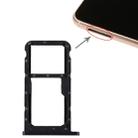 SIM Card Tray + SIM Card Tray / Micro SD Card for Huawei P20 Lite / Nova 3e (Black) - 1