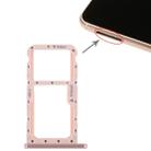 SIM Card Tray + SIM Card Tray / Micro SD Card for Huawei P20 Lite / Nova 3e (Pink) - 1