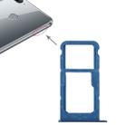 SIM Card Tray + SIM Card Tray / Micro SD Card for Huawei Honor 9 Lite(Blue) - 1