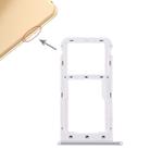 SIM Card Tray + SIM Card Tray / Micro SD Card for Huawei Enjoy 7 (Silver) - 1