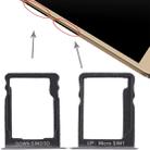 SIM Card Tray + SIM Card Tray / Micro SD Card for Huawei Enjoy 5s (Grey) - 1